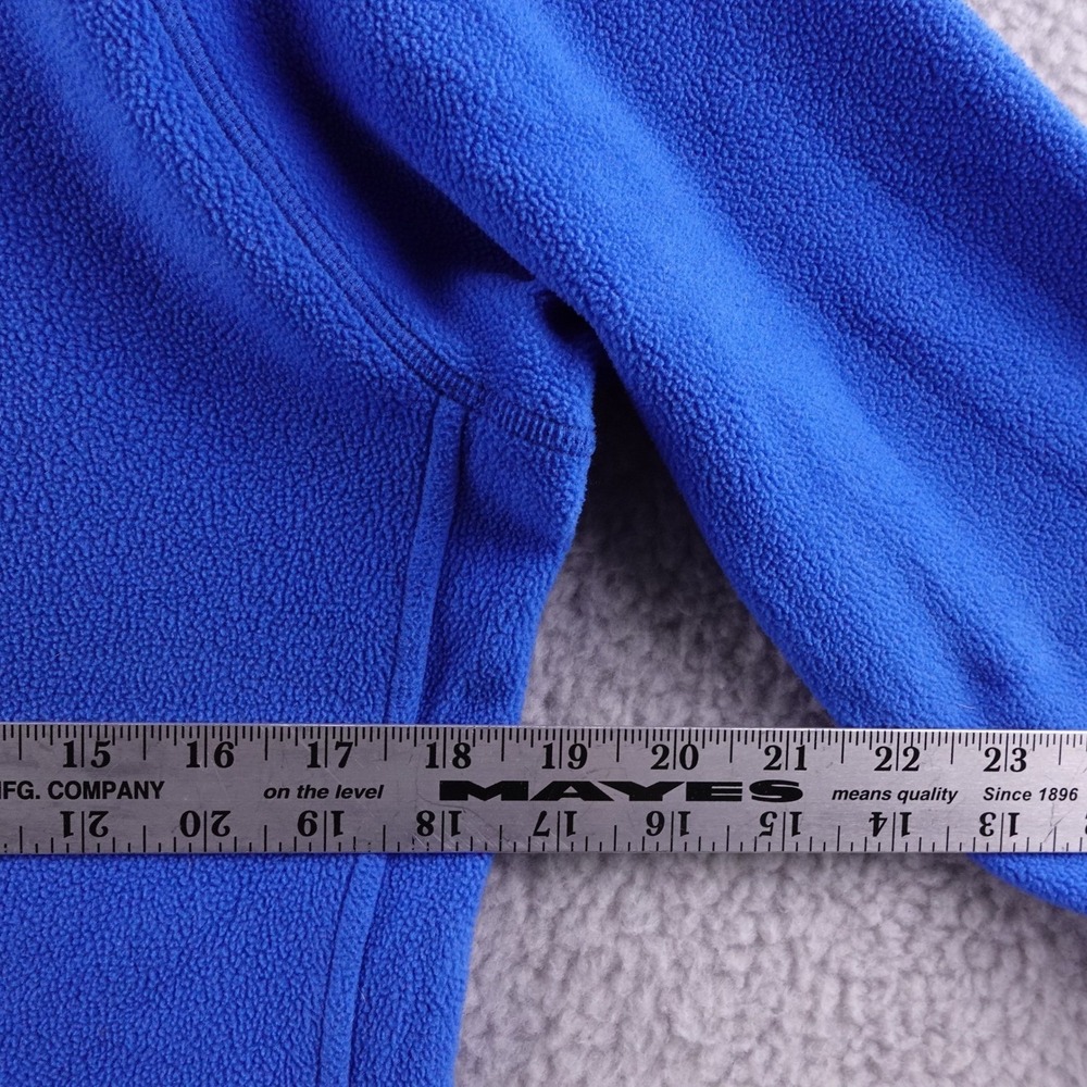 Marmot Blue Fleece 1/4 Zip Pullover Sweatshirt Women's Medium Outdoor Camp Hike - Picture 6 of 7